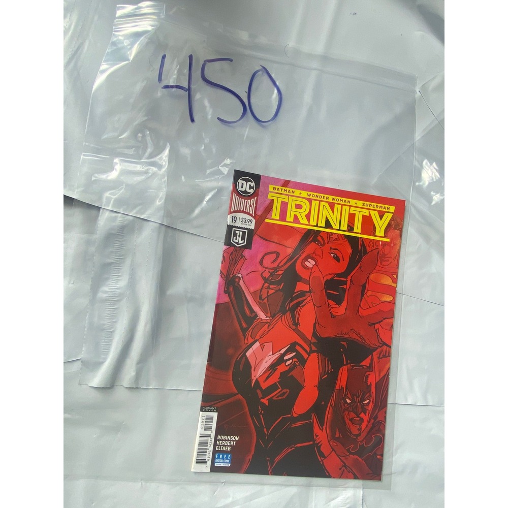 DC Comics Trinity 19 Variant Cover Batman‎ Wonder Woman Superman Comic Book
